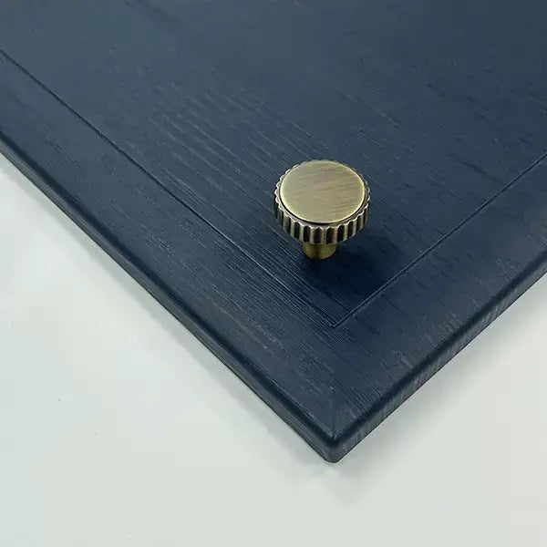 Heaton Range Knob Handle Antique Brass