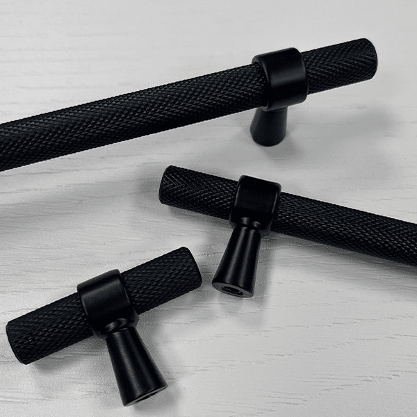 Legato Knurled 160mm Handle Black