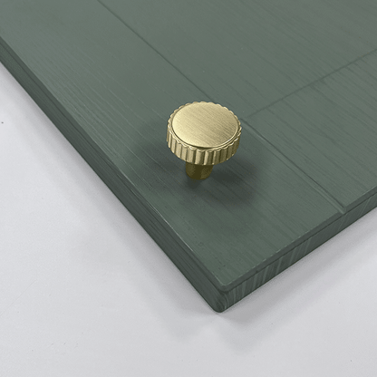 Heaton Range Knob Handle Brass