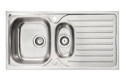 Abode Stria 1.5B Inset Sink & Nico Tap Pack