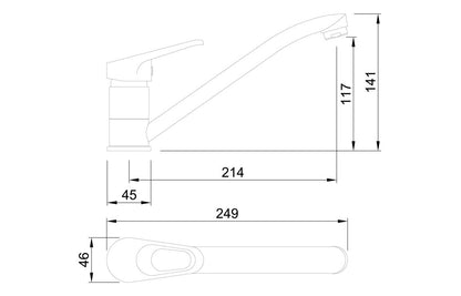 Abode Stria 1.5B Inset Sink & Hilton Tap Pack