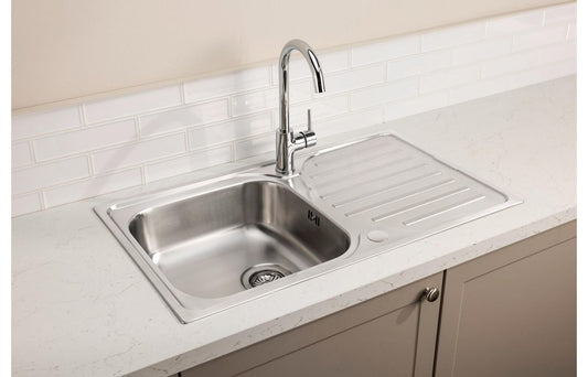 Abode Stria 1B Inset Sink & Nico Tap Pack