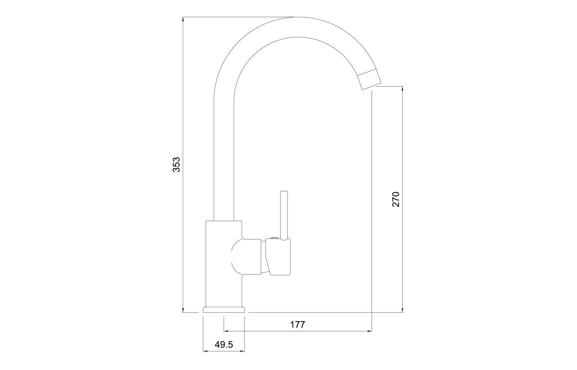 Abode Stria 1B Inset Sink & Nico Tap Pack