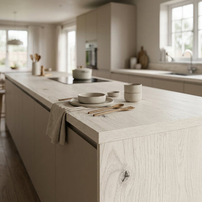 Duropal R20378 NW Artisan Oak White Postformed Worktop