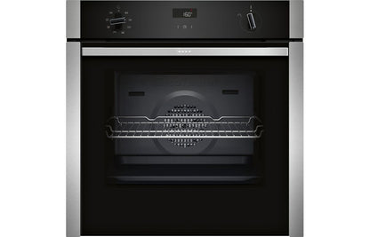 Neff N50 B4ACF1AN3B Single Slide&Hide® Electric Oven - St/Steel