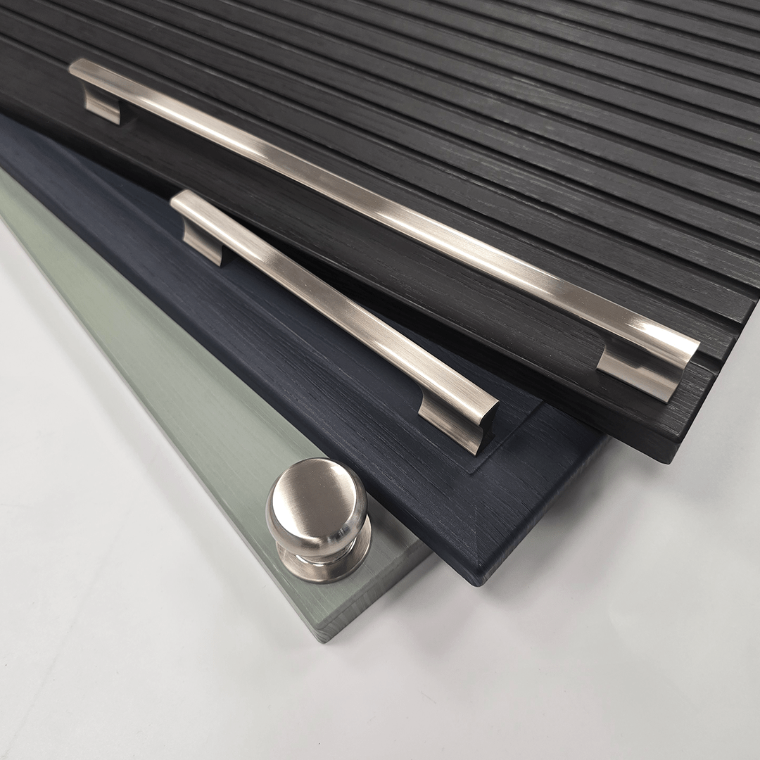 Bowland  D Handle  320mm Handle Brushed Nickel