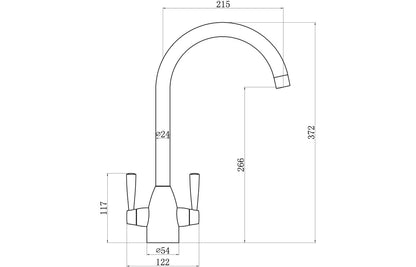 Prima 1B Inset Sink & Chelsea Tap Pack - St/Steel & Chrome