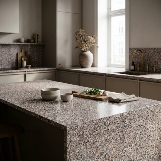 Classic Granite Kitchen Worktop – Postformed Laminate | Kronodesign K204 PE