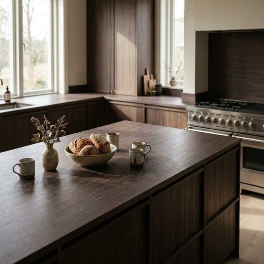 Dark Tivoli Kitchen Worktop – Postformed Laminate | Kronodesign K213 RS
