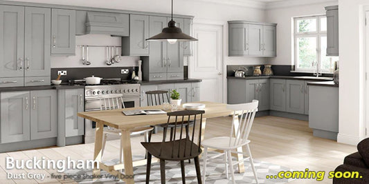Buckingham Shaker Kitchen Bundle — Dust Grey Ash