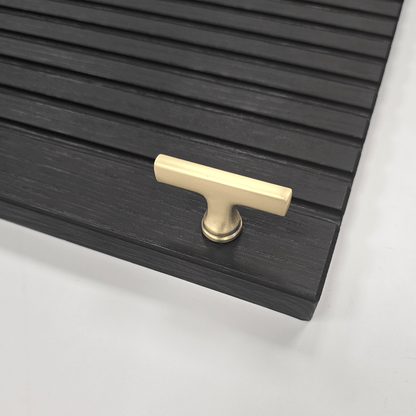 Galloway T-Bar Knob Handle Brass