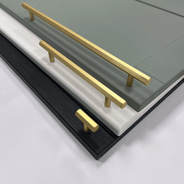 Hexagon Bar Handle  160mm Handle Brass