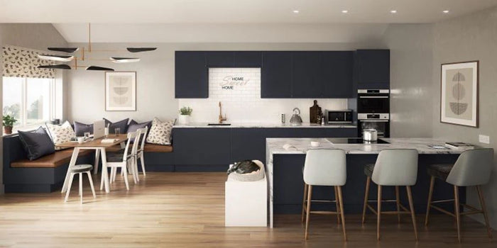 Larissa Handleless Kitchen Bundle — Indigo Matt