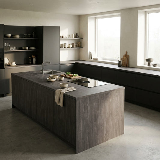 Iron Flow Kitchen Worktop – Square Edged Laminate | Kronodesign K352 RT
