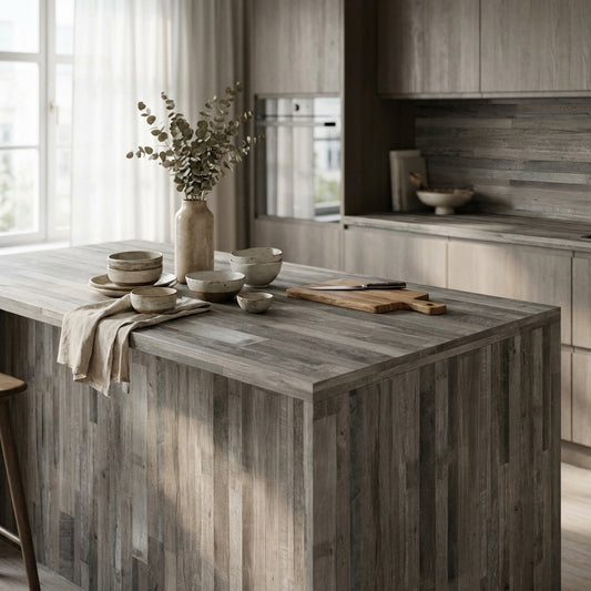 Java Block Wood Kitchen Worktop – Postformed Laminate | Kronodesign K030 SU