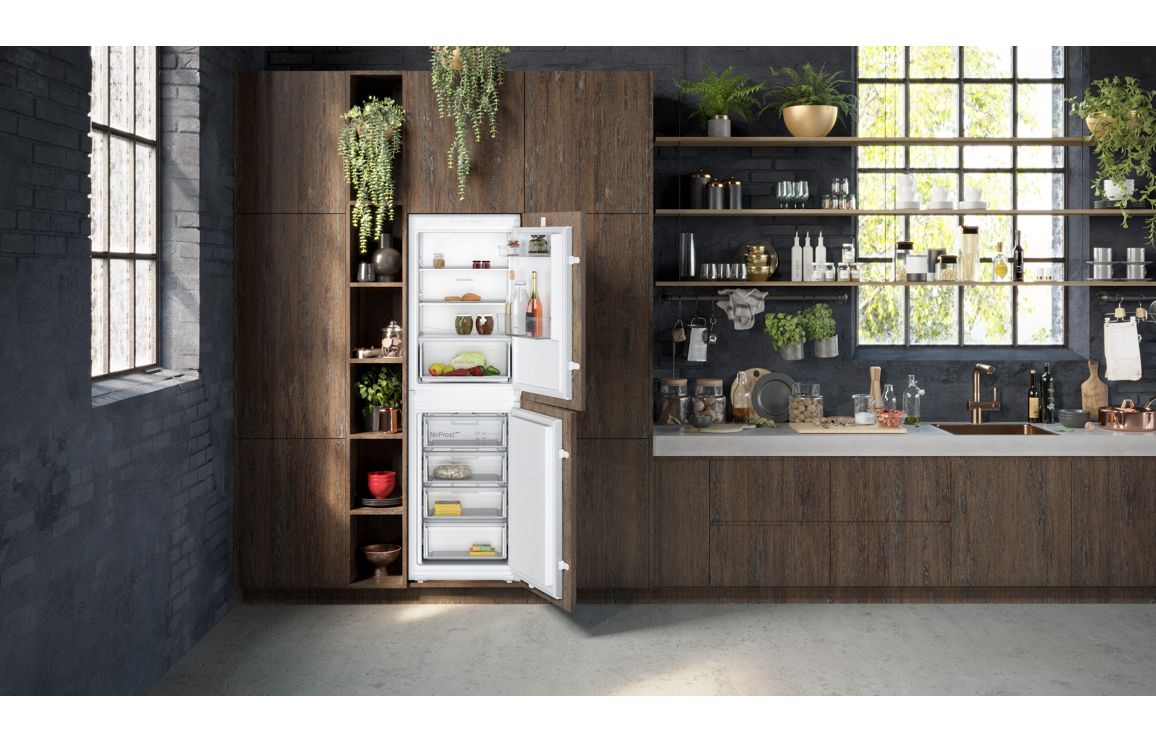 Neff N30 0G BKI7851SE/I No Frost 50/50 Fridge Freezer (Sliding Hinge)