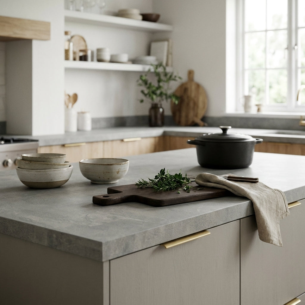 Duropal F76083 CA Oxyd Grey Postformed Worktop