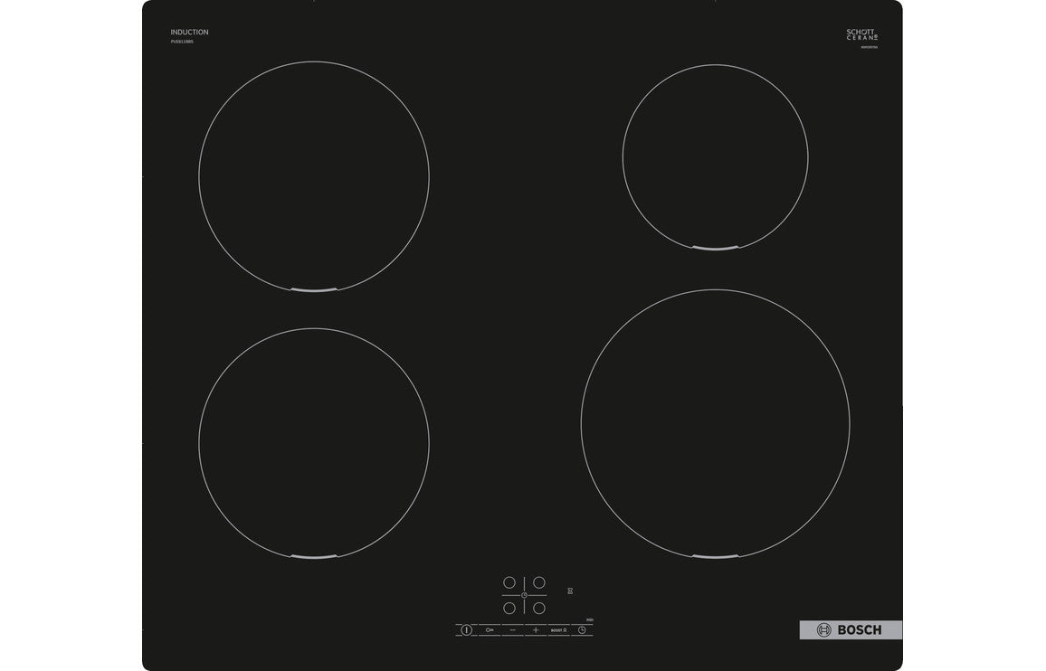 Bosch Series 4 PUE611BB5B 60cm Induction Hob - Black
