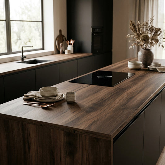 Ristresso Baroque Oak Kitchen Worktop – Square Edged Laminate | Kronodesign K537 RW