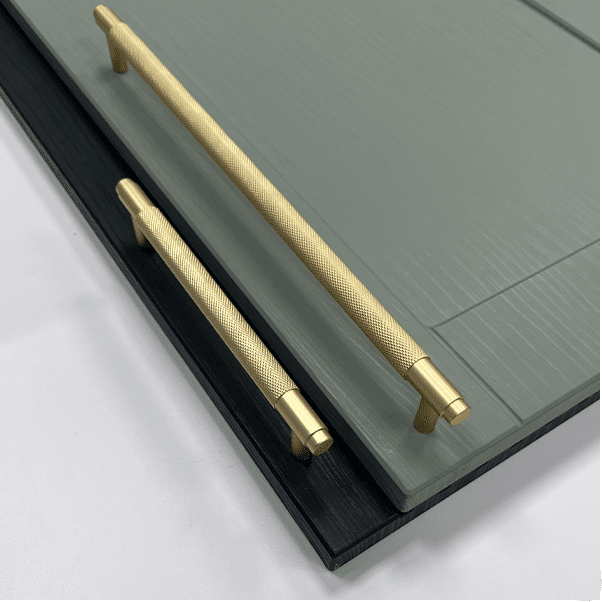 Radford Knurled Bar  160mm Handle Brass