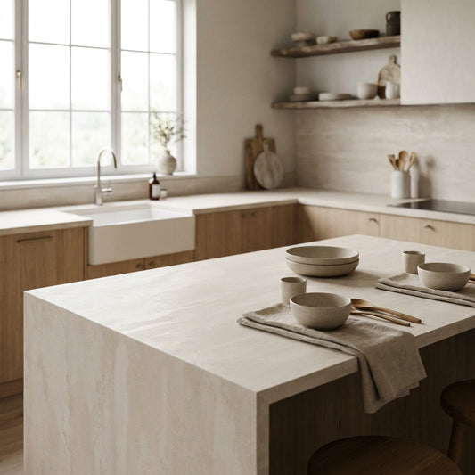 Silk Flow Kitchen Worktop – Square Edged Laminate | Kronodesign K349 RT