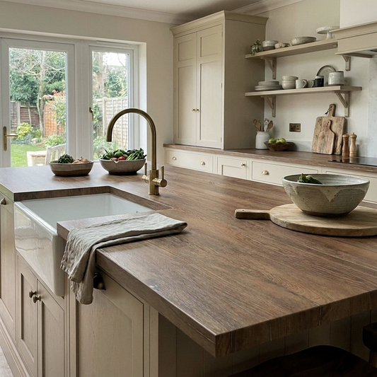 Vintage Silverjack Oak Kitchen Worktop – Square Edged Laminate | Kronodesign K545 RW