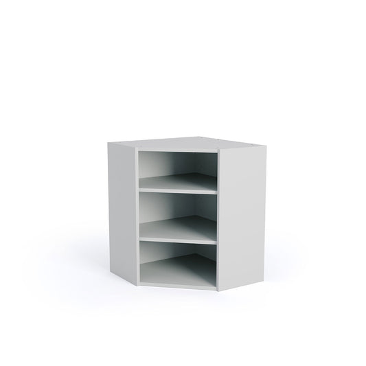 600x600 Diagonal Corner  Wall Unit Grey