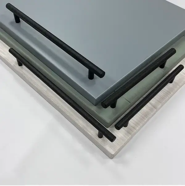 Knurled T-Bar  160mm Handle Black