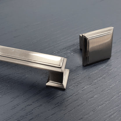 Brookdale D Handle  160mm Handle Brushed Nickel