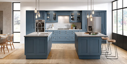 Buckingham - 22mm Door - 18mm Shaker Panels - 5 Piece Wrapped - Stile = 113.5mm