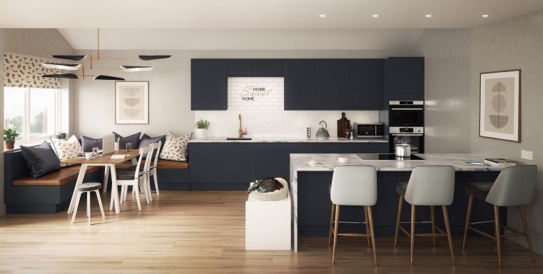 22mm J Handleless Painted Matt