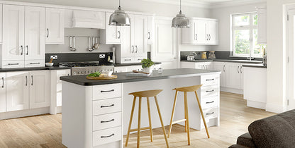Buckingham - 22mm Door - 18mm Shaker Panels - 5 Piece Wrapped - Stile = 113.5mm